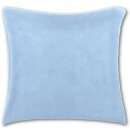 Kissenhülle "Kuschel" ca. 30x30cm blau -...