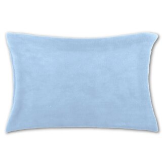 Kissenhülle "Kuschel" ca. 40x60cm hellblau - babyblau mit Füllung