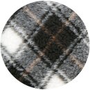 Tierdecke Lammflor dunkelbraun - gemustert 60x80cm