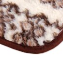 Tierdecke Lammflor creme - gemustert 70x100cm