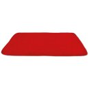 Tierdecke Lammflor rot - salsa 90x140cm