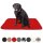 Tierdecke Lammflor rot - salsa 90x140cm