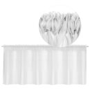 Bistrogardine Noella Stangendurchzug 160 x 60 weiß - reinweiß