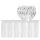 Bistrogardine Noella Stangendurchzug 160 x 60 weiß - reinweiß