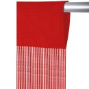 Fadenvorhang Prince mit Stangendurchzug Rot 90x250 cm