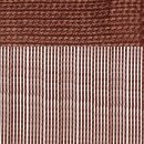 Fadenvorhang „Prince“ Stangendurchzug Braun 90x250 cm