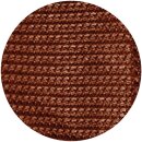 Fadenvorhang „Prince“ Stangendurchzug Braun 90x250 cm