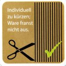 Fadenvorhang „Prince“ Stangendurchzug Braun 90x250 cm