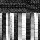 Fadenvorhang „Prince“ Stangendurchzug Schwarz 90x250 cm