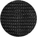 Fadenvorhang „Prince“ Stangendurchzug Schwarz 90x250 cm