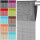 Fadenvorhang Prince 90x250cm, grau - silbergrau
