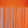 Fadenvorhang Prince 140x250 cm, orange - hellorange