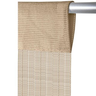 Fadenvorhang Prince 140x250cm, beige - creme