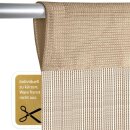 Fadenvorhang Prince 140x250cm, beige - creme