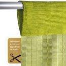 Fadenvorhang „Prince“ Stangendurchzug Hellgrün 140x250 cm