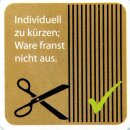 Fadenvorhang „Prince“ Stangendurchzug Schwarz 140x250 cm