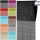 Fadenvorhang Prince 140x250cm, schwarz - jetblack