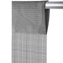Fadenvorhang Prince mit Stangendurchzug Grau 140x250 cm