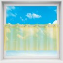 Bistrogardine mit Ösen "Noella" 160x60cm - Gelb