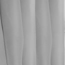 Bistrogardine mit Ösen "Noella" 160x60cm - Grau