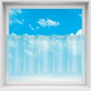 Bistrogardine mit Ösen "Noella" 160x60cm - Türkis