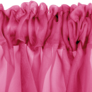 Bistrogardine mit Stangendurchzug "Noella" 160x45 cm - Pink