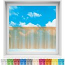 Bistrogardine mit Stangendurchzug "Noella" 160x60cm - Weiß