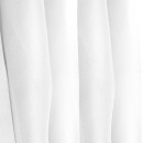 Bistrogardine mit Schlaufen "Noella" 160x45cm - Weiß