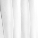 Bistrogardine mit Schlaufen "Noella" 160x45 cm - Weiß