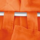 Bistrogardine mit Schlaufen "Noella" 160x45cm - Orange