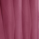 Bistrogardine mit Schlaufen "Noella" 160x45cm - Bordeaux