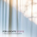 Cafehausstange Scheibenstange ausziehbar (Schrauben oder Kleben) Silber chrom glänzend 75-125 cm