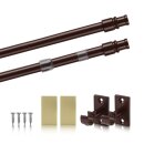 Cafehausstangen braun - dunkelbraun 75 - 125cm