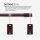 Cafehausstangen braun - dunkelbraun 75 - 125cm