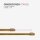 Vitragestangen ausziehbar 2er-Pack Gold Messing glänzend 40-60 cm + 4 Selbstklebehaken