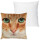 Kissenhülle Fotodruck 40x40 Katze beige ohne Füllung