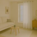 Gardinenschal Ellen blickdicht mit Ösen Weiß 140x225 cm