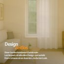 Gardinenschal Ellen blickdicht mit Ösen Weiß 140x225 cm