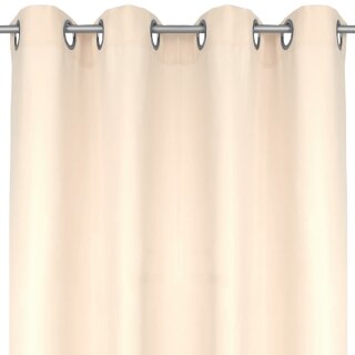 Dekoschal Ellen Ösen ca. 140x225cm beige - creme