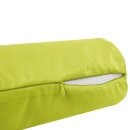 Kissenhülle Ellen Nackenrolle, 10x25cm - Grün