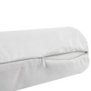 Kissenhülle Ellen Nackenrolle, 10x25cm - Hellgrau