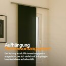 Flächenvorhang Schiebegardine Ellen Schwarz2 mit Technik