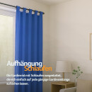 Dekoschal Ellen Schlaufen, 140x225cm - Blau
