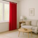 Dekoschal Ellen Schlaufen, 140x225cm - Rot