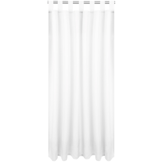 Dekoschal Ellen Schlaufen, 140x225 cm - Weiß