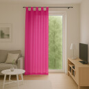 Dekoschal Ellen Schlaufen, 140x225cm - Pink