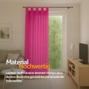 Dekoschal Ellen Schlaufen, 140x225cm - Pink