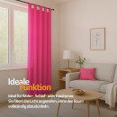 Dekoschal Ellen Schlaufen, 140x225cm - Pink