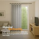 Dekoschal Ellen Schlaufen, 140x225cm - Hellgrau