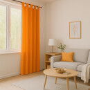 Dekoschal Ellen Schlaufen, 140x225cm - Hellorange